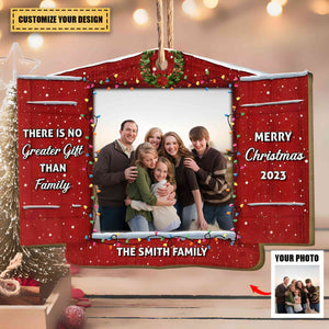 The Love Between Brothers & Sisters Is Forever - Personalized Wooden Photo Ornament