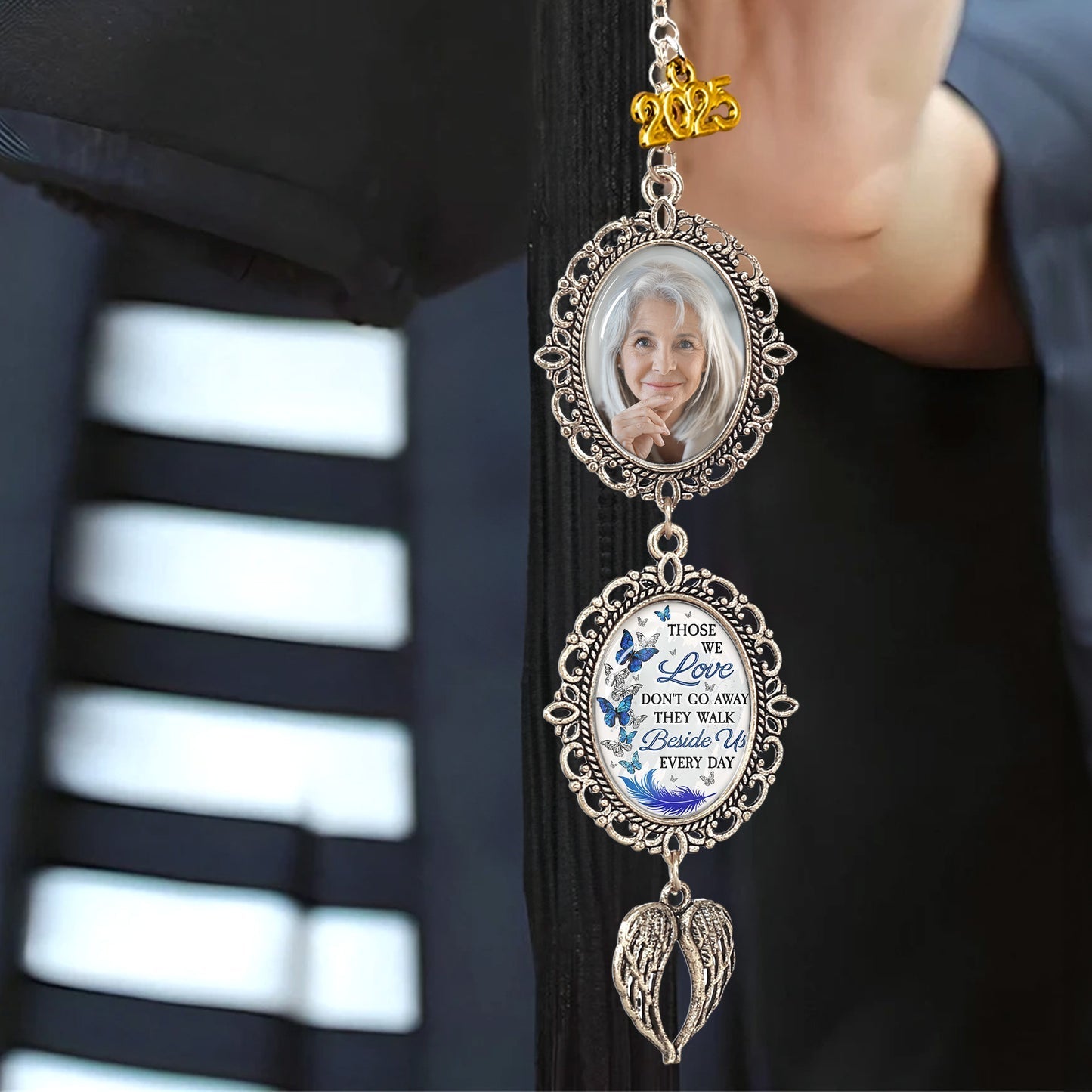 Graduation They Walk Beside Us Every Day - Custom Graduation Tassel Photo Charm