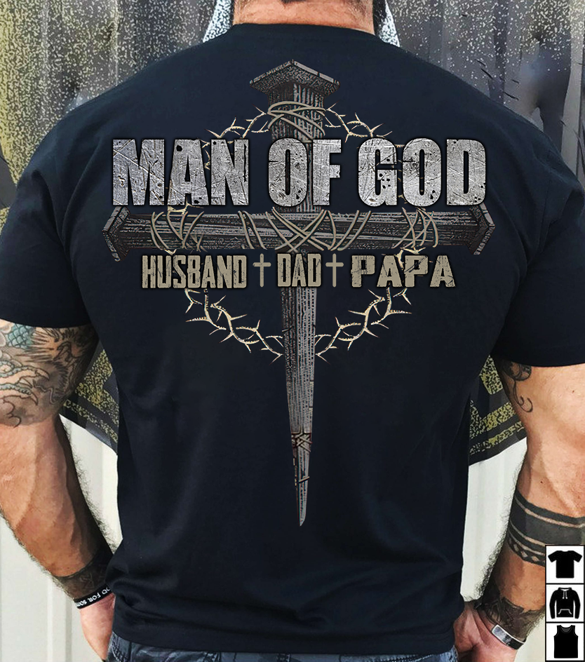 Personalized Man Of God Shirt, Father's Day Gifts