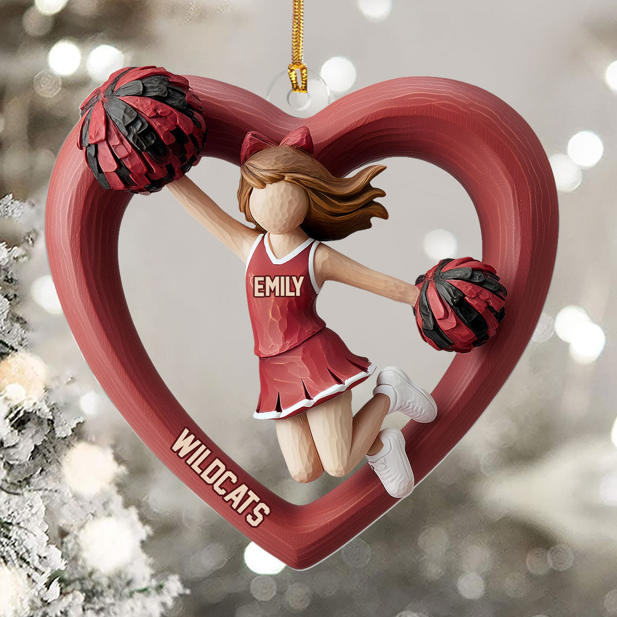 My Favorite Cheerleader - Personalized Acrylic Ornament