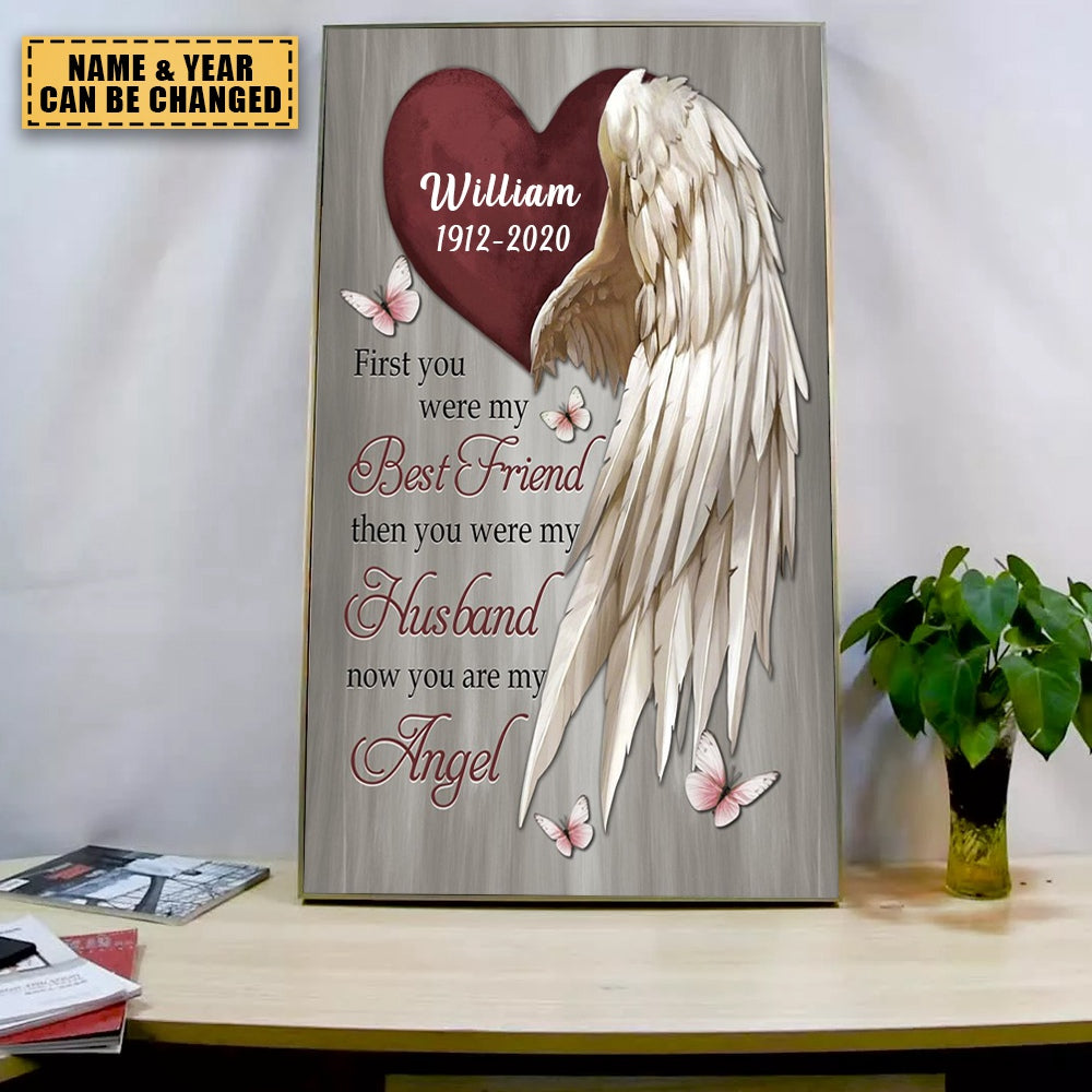 First You Were - Personalized Vertical Poster-Memory gift