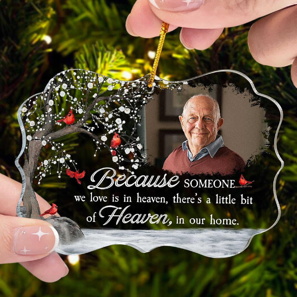 I'm Always With You - Personalized Acrylic Photo Ornament